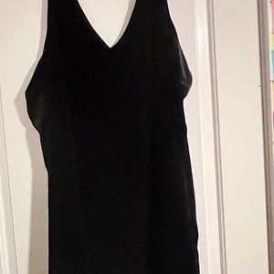 Velvet black tank
